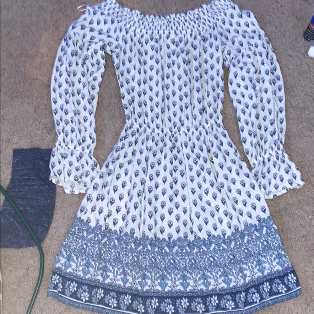 off the shoulder dress